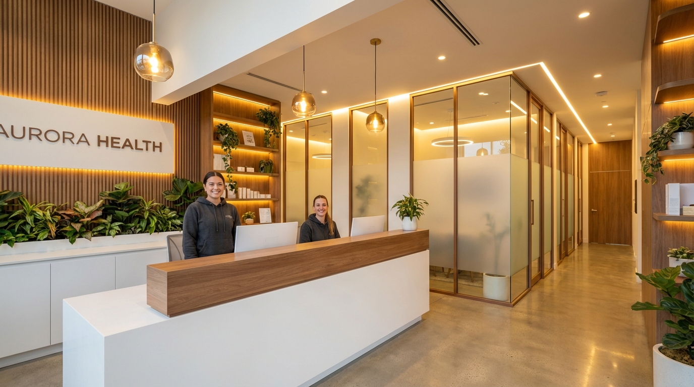 Aurora Health Empfang