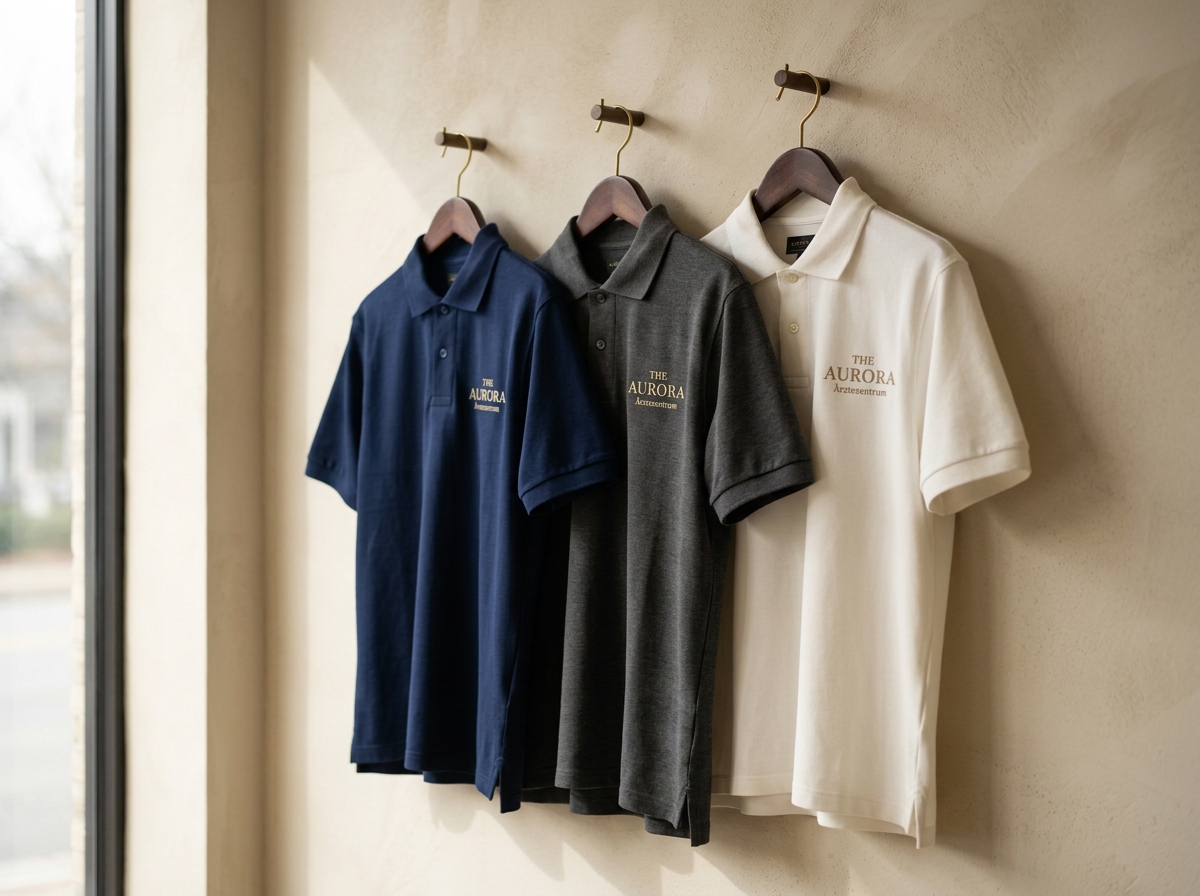 Aurora Polo Kollektion — Navy, Grau, Weiss